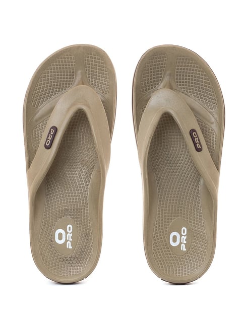 khadim Pro by Khadims Men's Taupe Flip Flops-picture-15