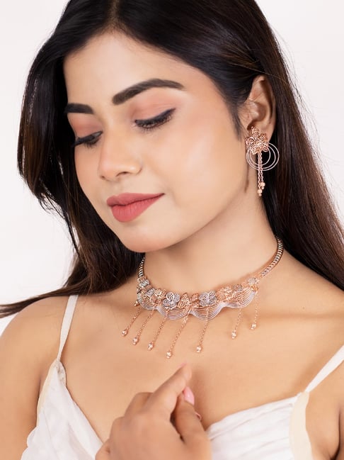 Necklace Set 925 Sterling Silver Choker Necklace Buy Silberry 925