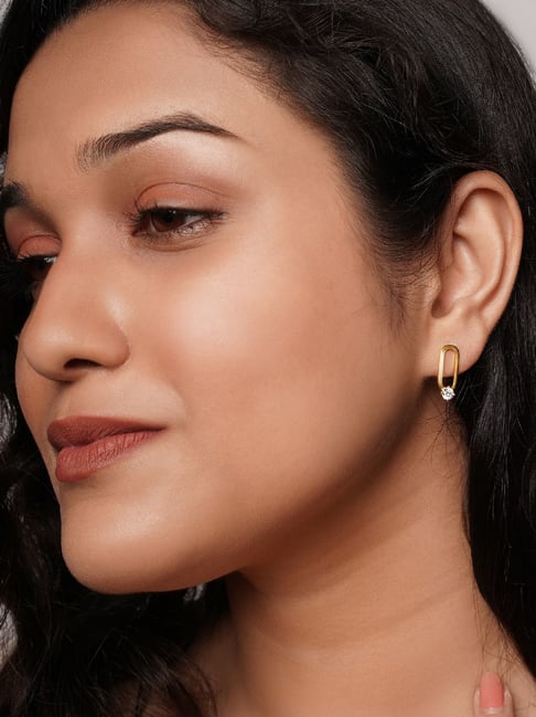 Silberry 925 Sterling Silver Gold Plated Silver Starlight Drop Earrings