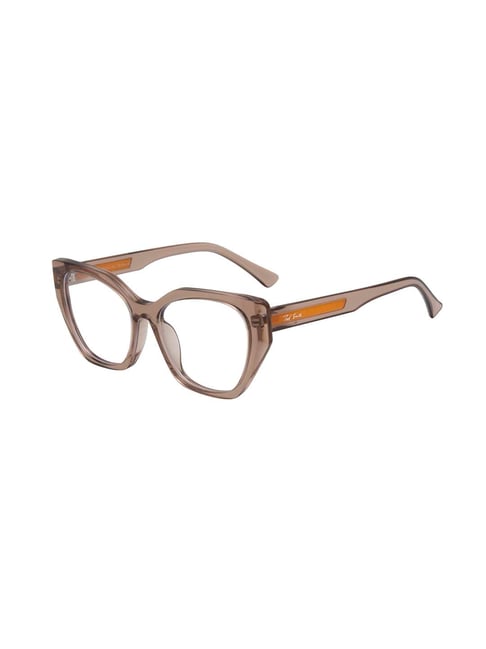 Ted Smith Brown Cat Eye Eyewear Frames for Women - CEASER_C12-picture-41