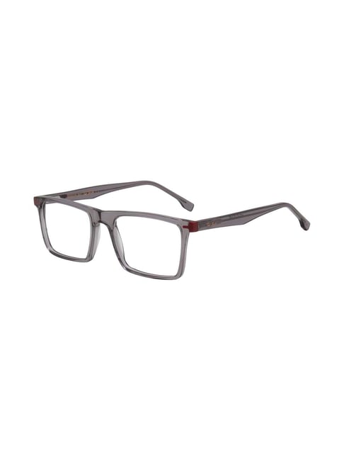 Ted Smith Grey Square Unisex Eyewear Frames - KITE_C5-picture-24