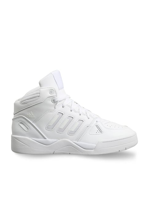 Adidas Men's Midcity Mid Snow White Basketball Shoes-image-43