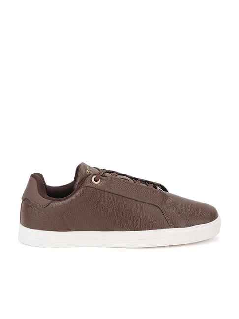 United Colors of Benetton Men's Brown Casual Sneakers