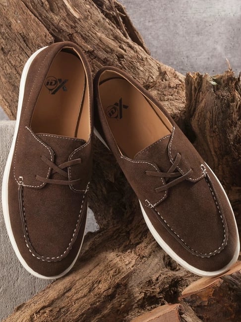 ID Men's Brown Derby Shoes