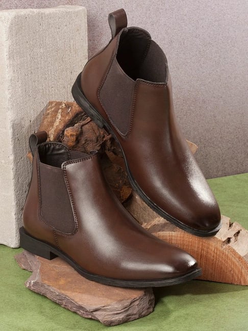 Buy ID Men's Brown Chelsea Boots for Men at Best Price Tata CLiQ