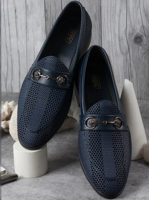 ID Men's Blue Formal Loafers