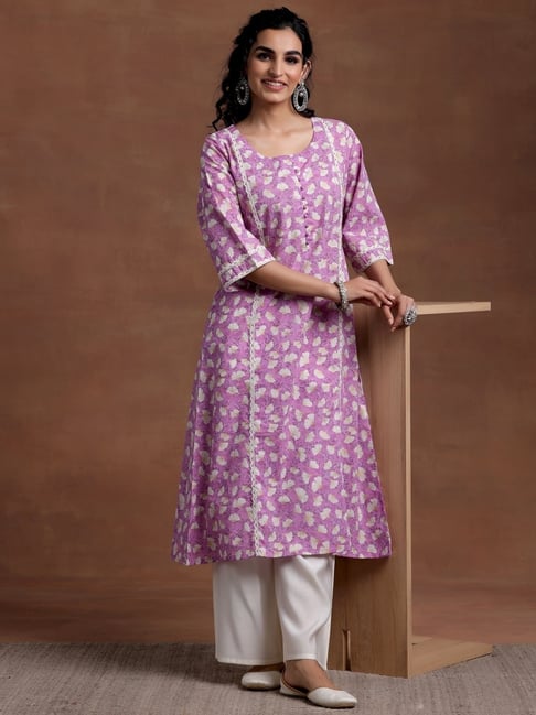 Libas Purple Printed Kurta-picture-16