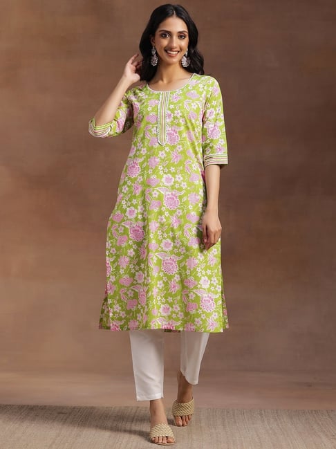 Libas Green Printed Kurta-picture-40