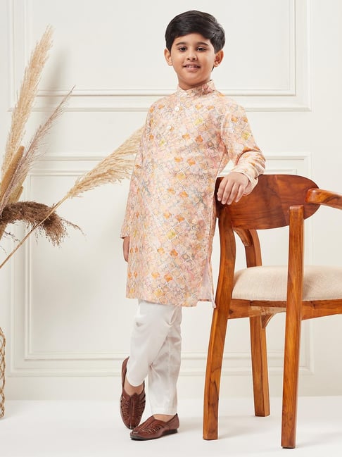 StyloBug Boys Multi Printed Kurta Set-picture-23