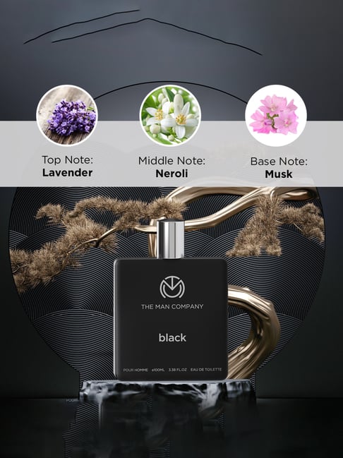 Buy The Man Company Black Edt Perfume For Men 100 ml for Online