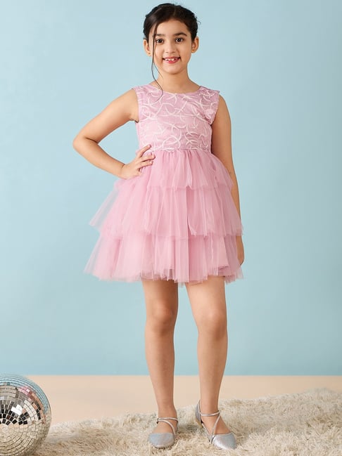 StyloBug Girls Pink Dress-picture-15