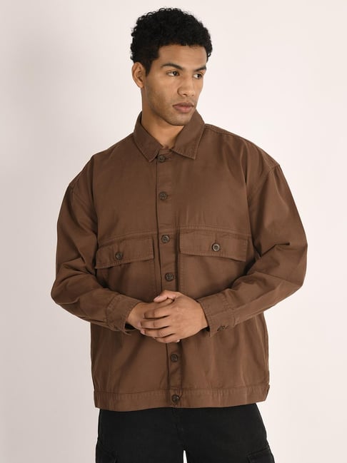 Bene Kleed Brown Solid Jackets-picture-31