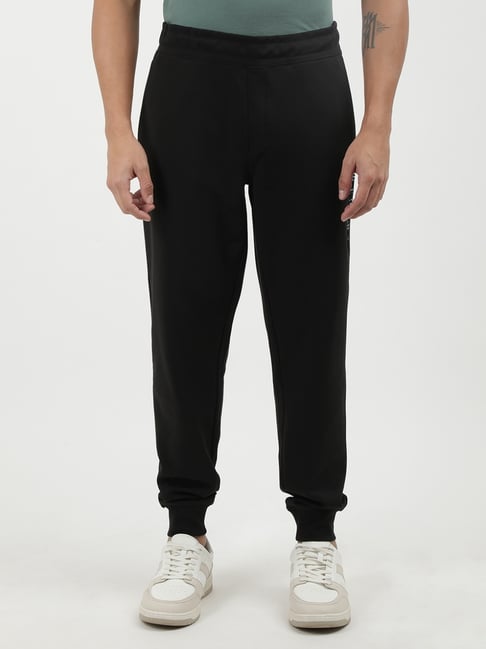 Calvin Klein Black Cotton Comfort Fit Joggers