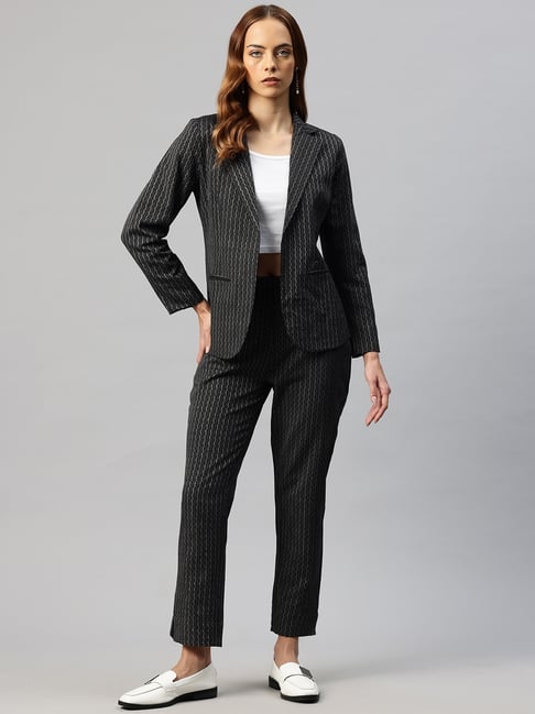 Cottinfab Black Stripes Two-Piece Formal Suit-picture-18