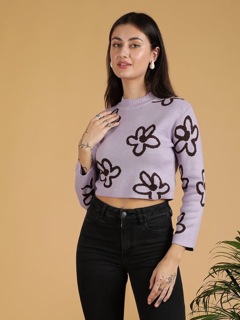 Kotty Multi Print 3/4th sleeve Sweater-picture-12