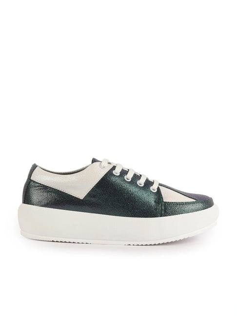 Fausto Women's Green Sneakers-picture-26