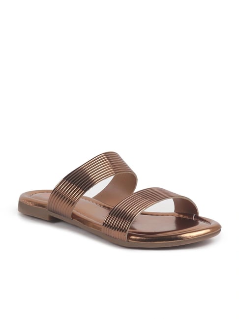 Fausto Women's Copper Casual Sandals-picture-10
