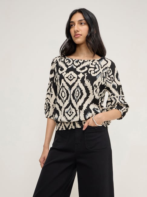 busted hem denim midi skirt