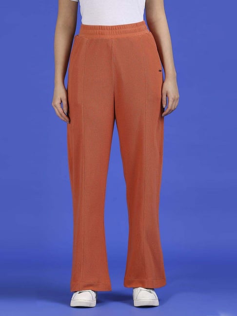 Pepe Jeans Orange Cotton Sweatpants