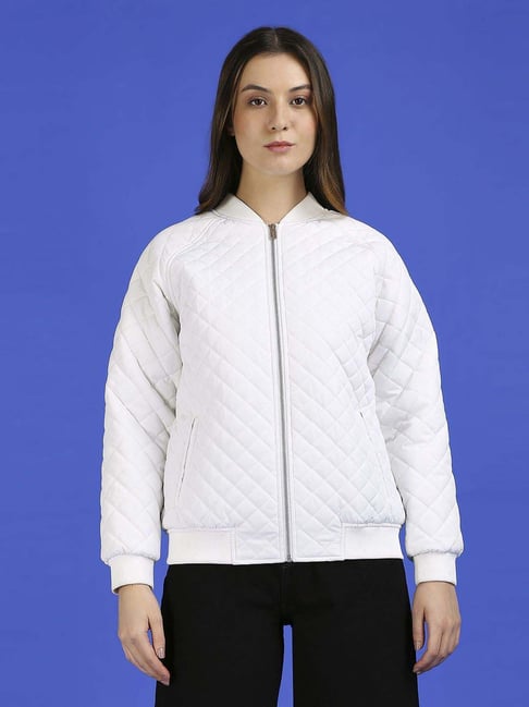 Pepe Jeans White Plain Puffer Jacket-picture-32