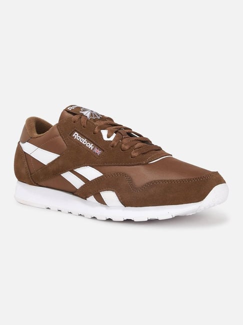 Reebok shoes mens brown online