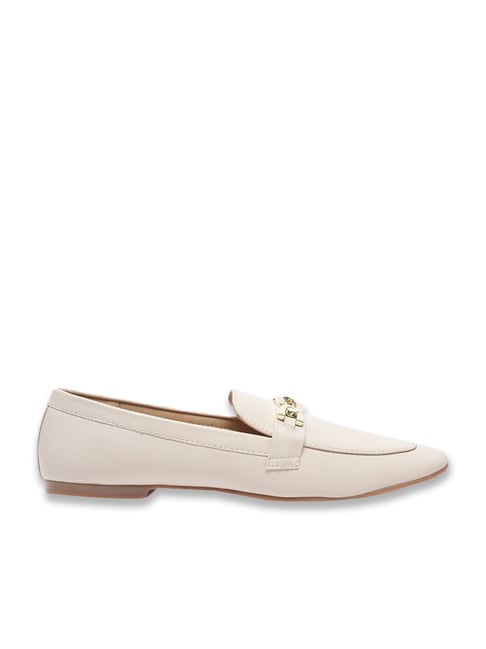 Buy Van Heusen Women's Off White Formal Loafers for Women at Best