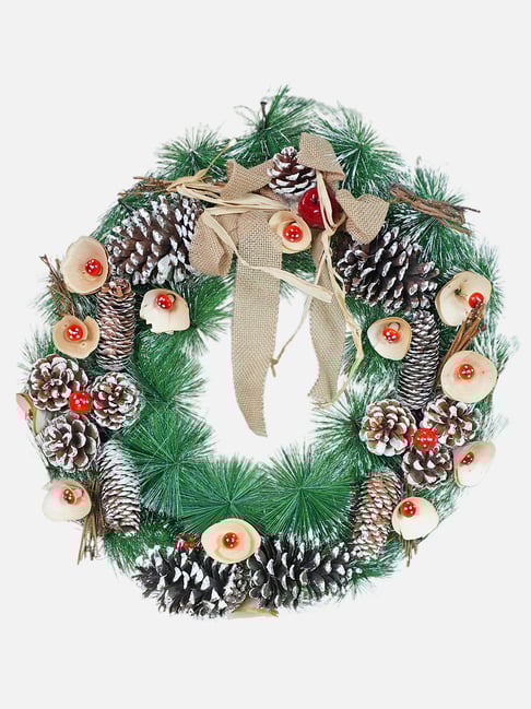 Little Surprise Box Christmas D¿cor Red Unisex Artificial Christmas Wreath For Door Wall-picture-44