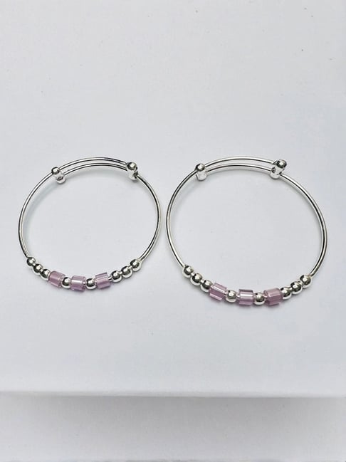 Pure Silver Silver Bangle For Baby Price Arte Jewels 925 Sterling