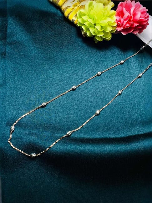 Arte Jewels 925 Sterling Silver Rose Gold Chain for Women-picture-28