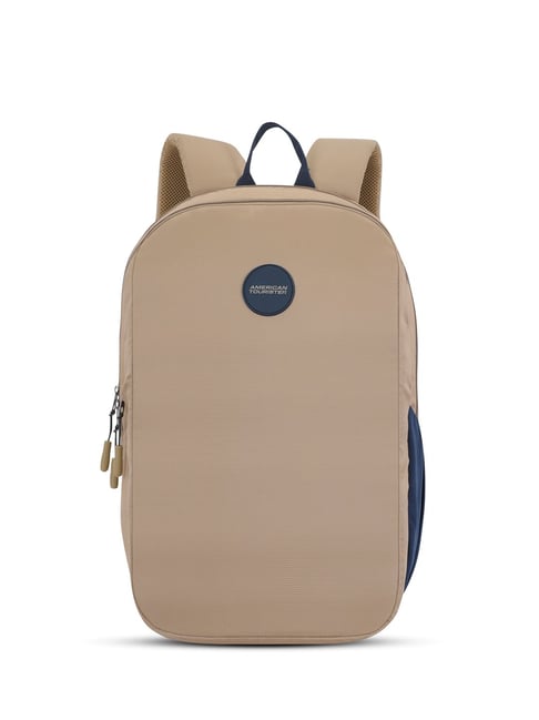 American Tourister Daybreak 25 Ltrs Beige Medium Laptop Backpack