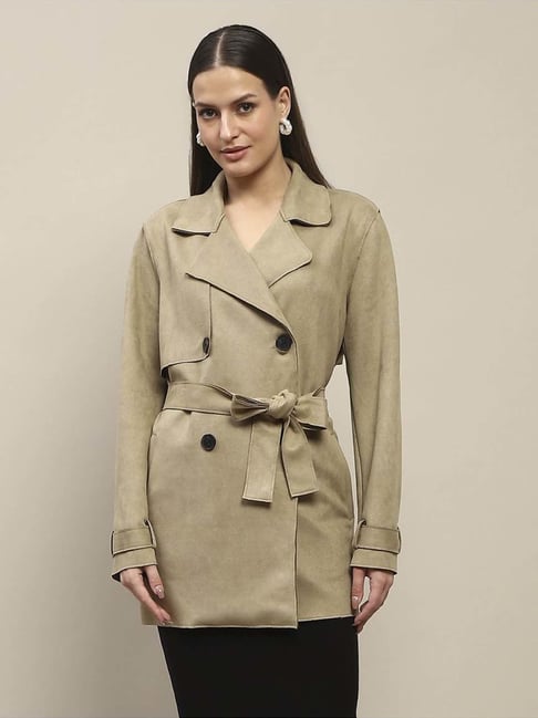 Madame Trench Coat Max Mara Wool-Cashmere Double-Breasted Madame
