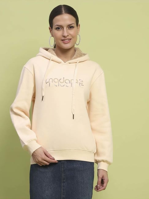 MADAME Beige Cotton Sweatshirt-picture-15