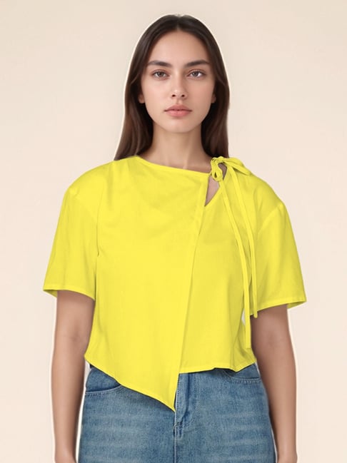 Zink London Yellow Solid Top