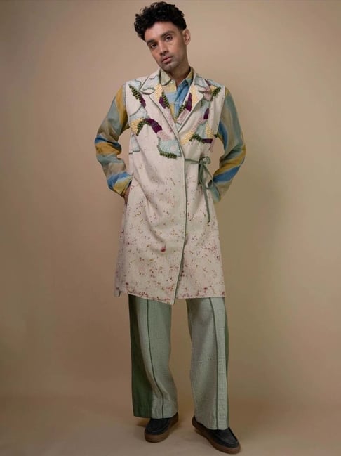 Lafaani Kora Meadows Unisex Tie Up Overlay-picture-27