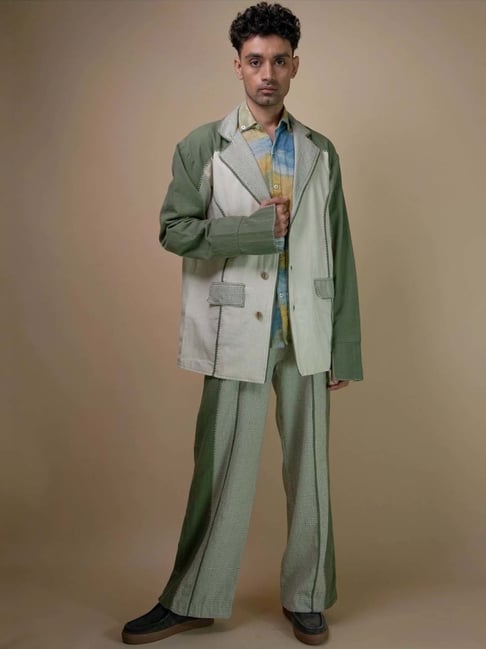 Lafaani Kora Meadows Unisex Colour Blocked Blazer-picture-46