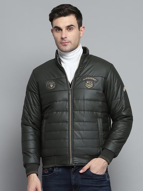 Monte Carlo Olive Regular Fit Quilted Jacket-picture-31