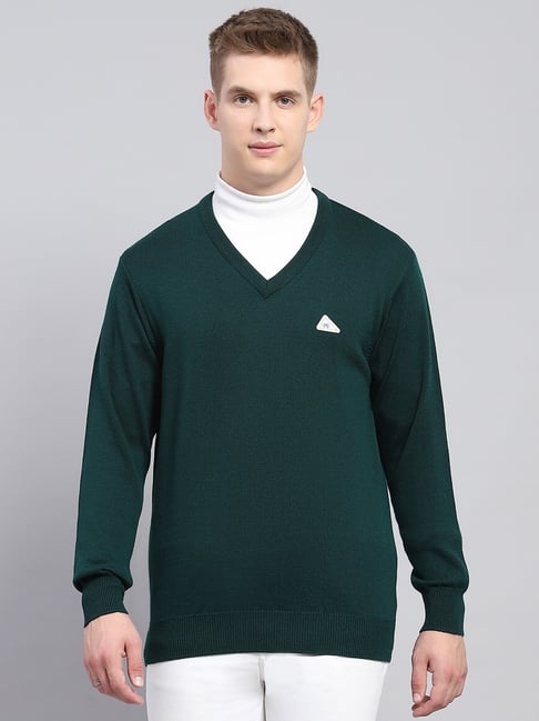 Monte Carlo Green Regular Fit Pullover-picture-12