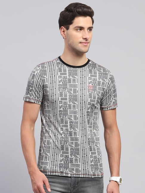 Rock.it by Monte Carlo MENS Self Design Round Neck Half Sleeve T-Shirt-picture-11
