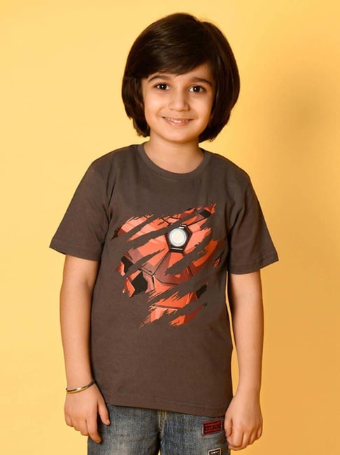 Nap Chief Unisex Dark Grey Cotton Character Based Marvel Avengers T-Shirts