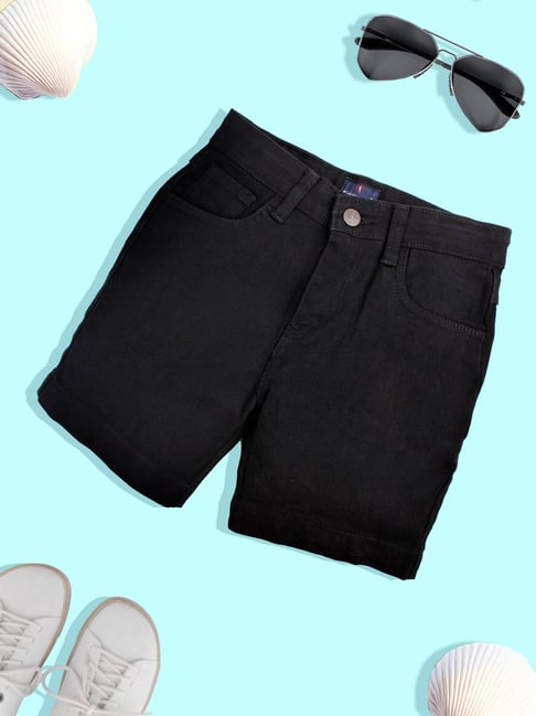 Kiddopanti Boys Blue Denim Shorts