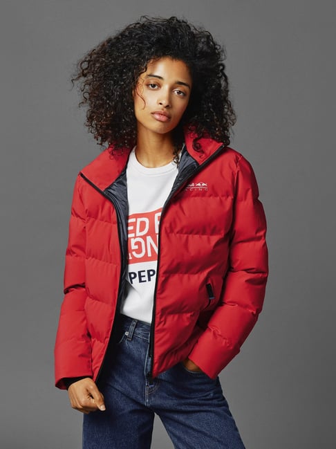 Pepe Jeans x Red Bull Red Blended Regular Jackets-picture-48