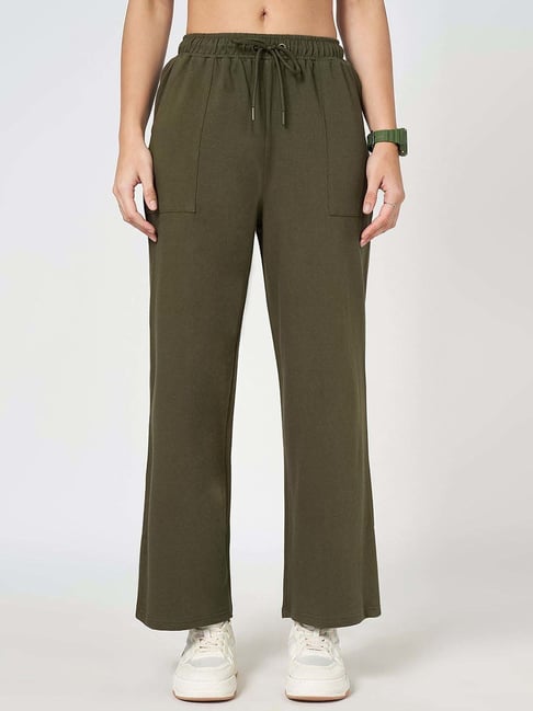Ajile by Pantaloons Olive Cotton Pants-picture-34