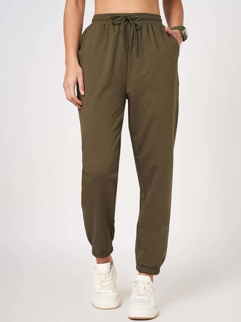Ajile by Pantaloons Olive Cotton Joggers-picture-30