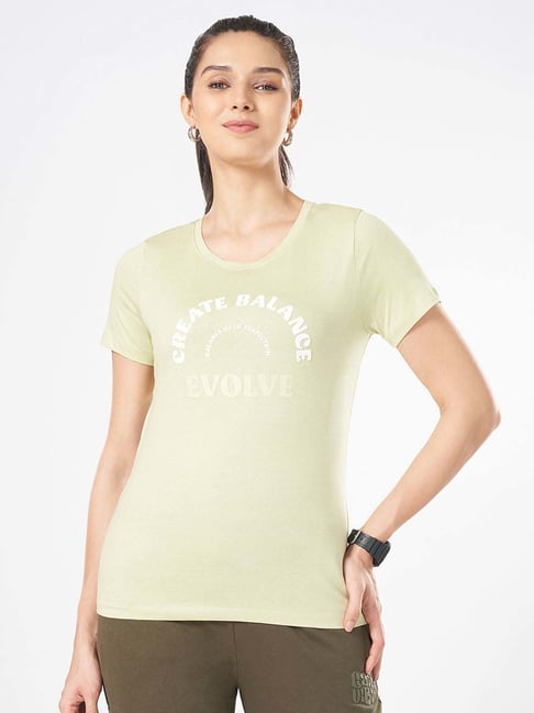 Ajile by Pantaloons Green Cotton Printed T-Shirt-picture-19