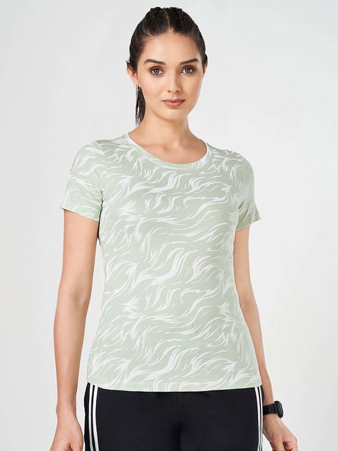 Ajile by Pantaloons Green Cotton Printed T-Shirt-picture-35