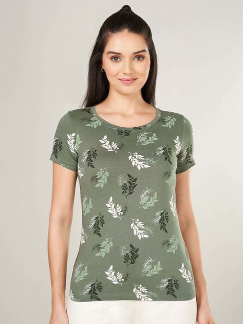 Honey by Pantaloons Green Cotton Printed T-Shirt-picture-47