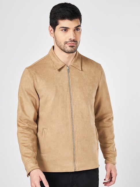 Byford By Pantaloons Khaki Regular Fit Jacket-picture-46