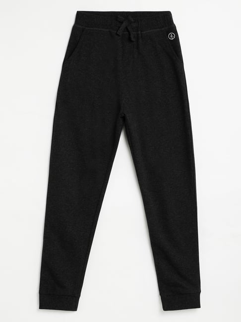 Campana Boys Charcoal Solid Joggers