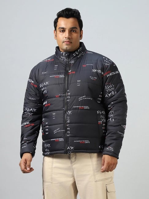 Puffer Jackets Bewakoof Winter Jacket Bewakoof Men's Black All