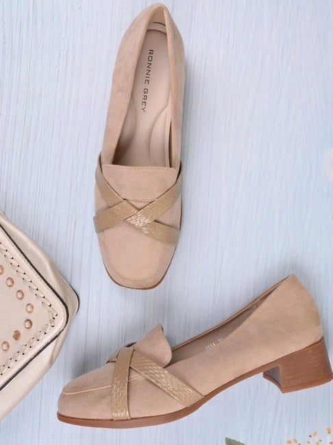 Ronnie Grey Women's Coffee Casual Pumps-picture-36